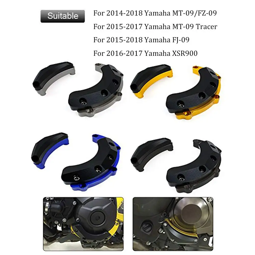 Для YAMAHA MT09 MT-09 FJ-09 MT09 SP Tracer 900 XSR900 2014 2015 2016 2017 2018 2019 защитный чехол для защиты двигателя, защитная крышка