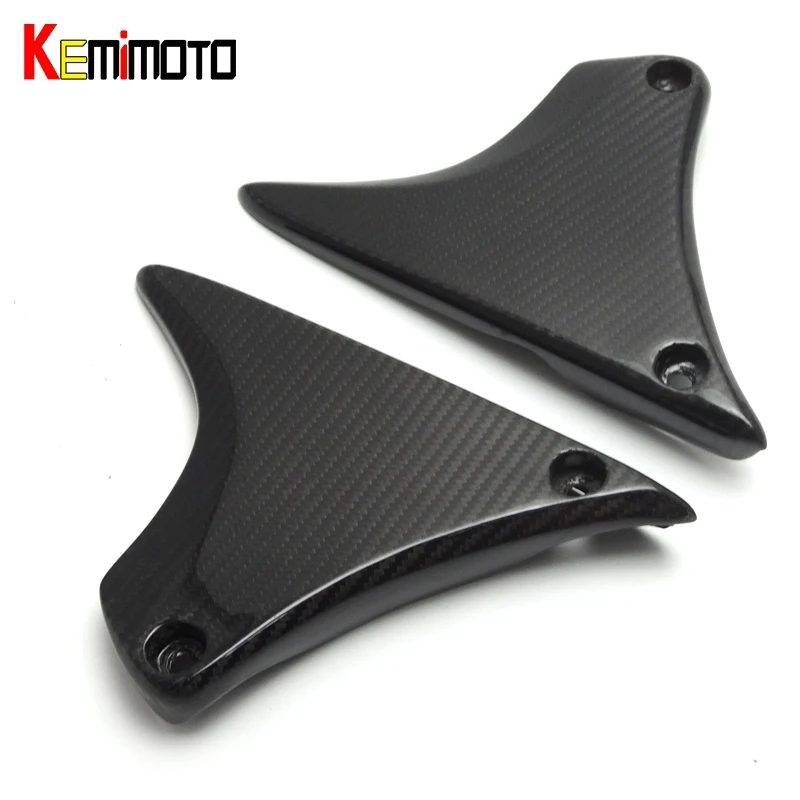 

KEMiMOTO MT 09 FZ 09 Real Carbon Fiber Frame Infill Side Cover Panel Fairing For YAMAHA MT-09 FZ-09 MT09 FZ09 2014 2015 2016