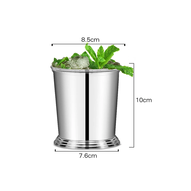 Набор из 2 предметов Greenhill Julep Cup кружка с соломинкой 12 унций/350 мл нержавеющей