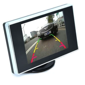 

3.5 Inch TFT LCD Car Monitor Rearview Auto Vehicle Video Display Screen Backup Reverse Monitor for Car Rear View Camera DVD VCR