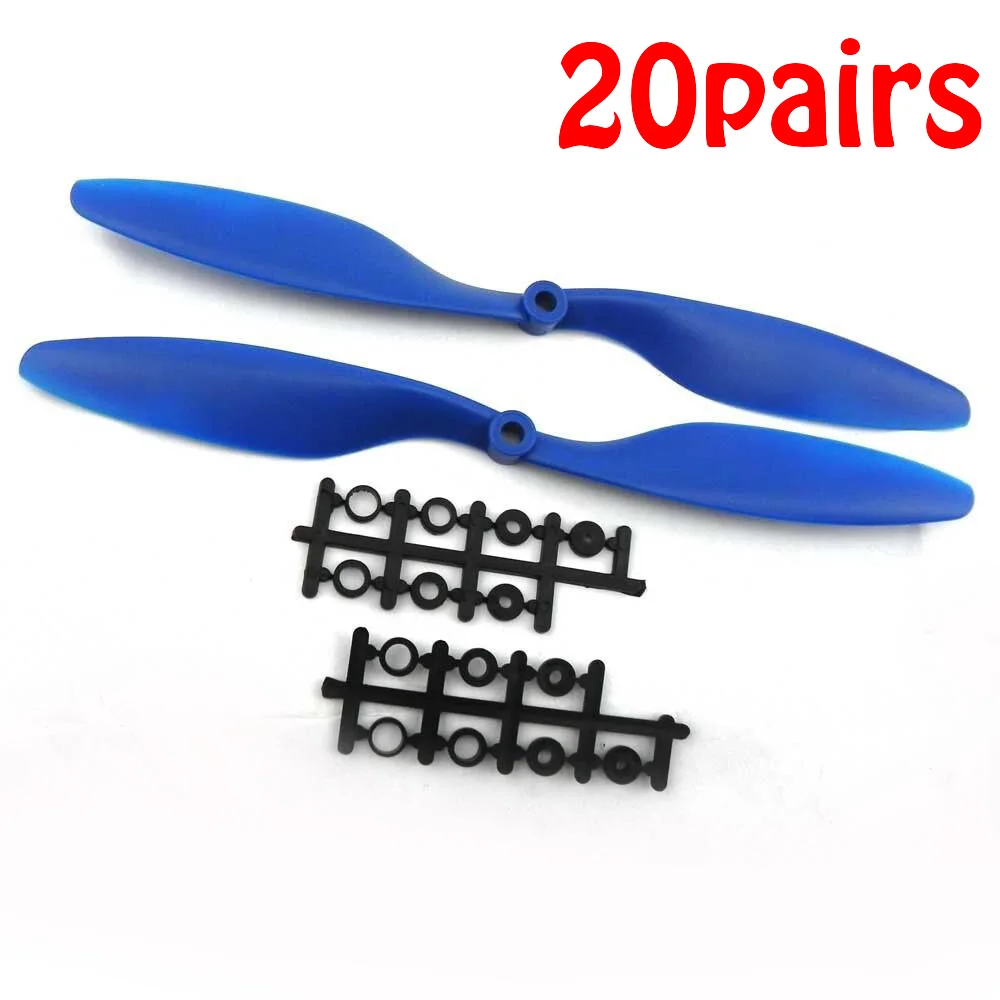 

Free Shipping 10pcs blue 1045 Props 10x4.5 CW/CCW Propeller for multicopter quadcopter FPV