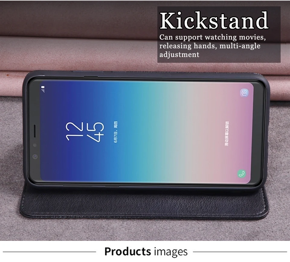 Роскошный кожаный чехол-книжка RYKKZ для samsung Galaxy A9, чехол-подставка со звездами для samsung SM-G8850, кожаный чехол для телефона 6,3 дюймов