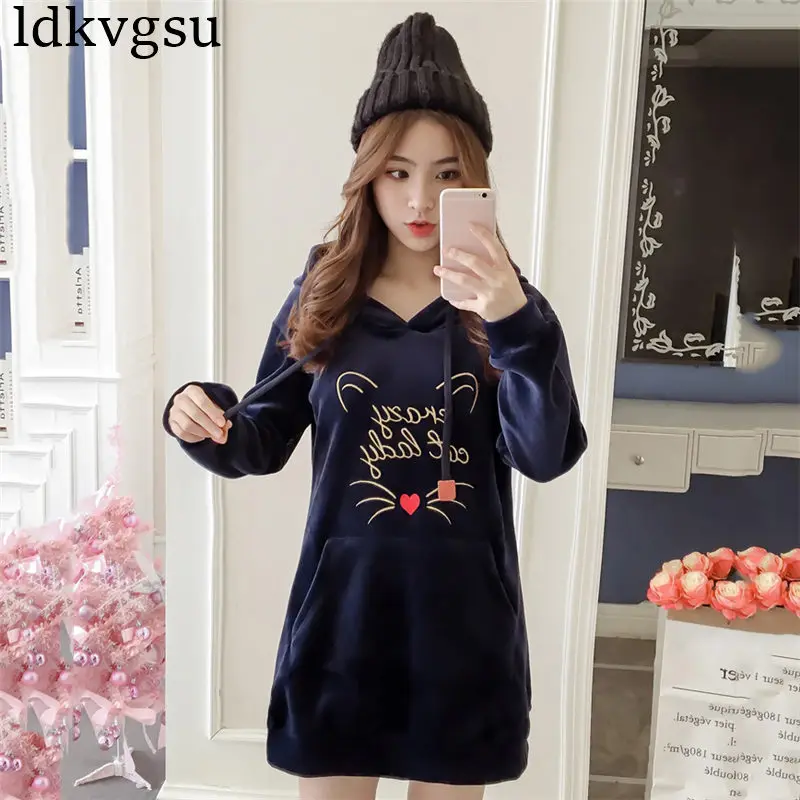 Aliexpress.com : Buy Women Sweatshirt Fashion Velvet