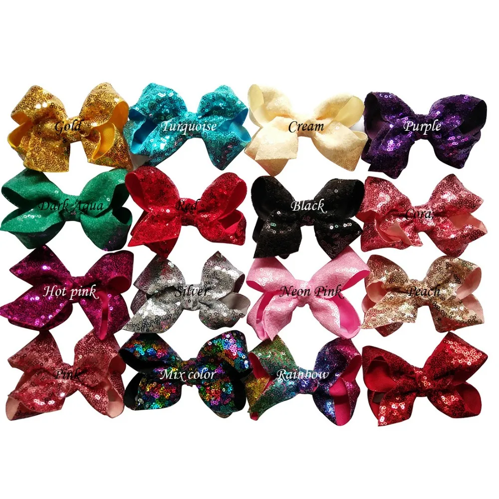 5'' saprkle sequin bows