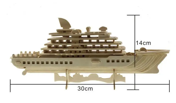 Моделирование Роскошный Лайнер Модель 3d трехмерные деревянные головоломки игрушки для детей Diy ручной работы деревянные головоломки