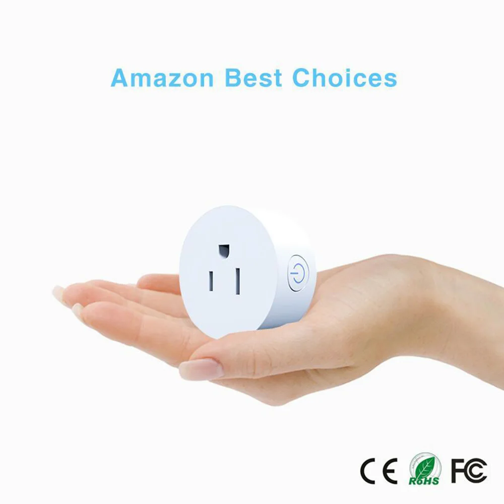 

Choifoo Smart WiFi Remote Control AU Plug with Alexa Timing on/off The Power Samrt Google Home Electric Mini Socket