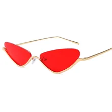 Ретро в форме кошачьих глаз Солнцезащитные очки женские желтые солнцезащитные очки в стиле ретро розовые Винтажные Солнцезащитные очки красные zonnebril dames sonnenbrille