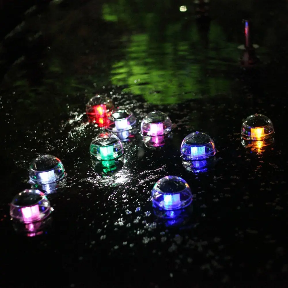 Solar Powered Color Changing Outdoor Floating Underwater Ball Lamp Swimming Pool Party Night Light for Yard Pond Garden submersible lights