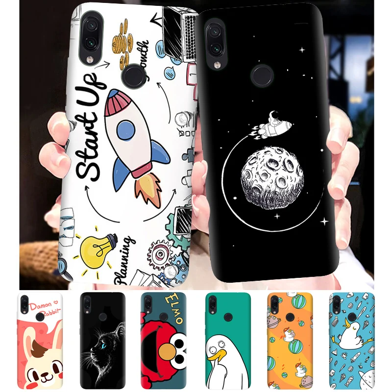 

Cartoon Case for XiaoMi RedMi Note 6 5 5A 4 4X Pro Soft Silicone Cover Phone TPU Protective Back Smart Cases Shape Animal