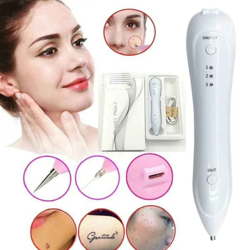 

Dark Spot Scar Remover Laser Plasma Pen Mole Tattoo Blackhead Remover Machine Freckle Tag Wart Removal Beauty Facial Tool Device