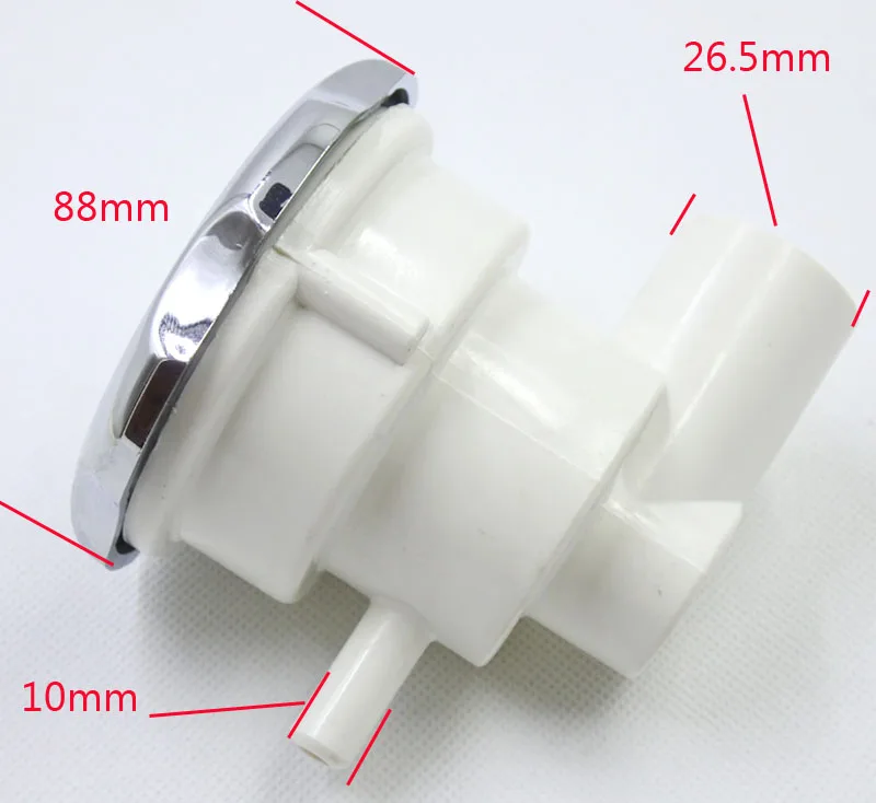 3,5 дюймов массажный патрубок ванны, 88 мм пластиковое хромирование, массаж спа гидромассажная Ванна jet
