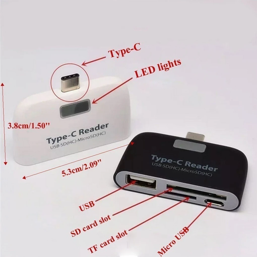 ABS телефон камера Micro SD TF Память высокоскоростная карта Mini USB 2,0 кардридер u-диск клавиатура мышь