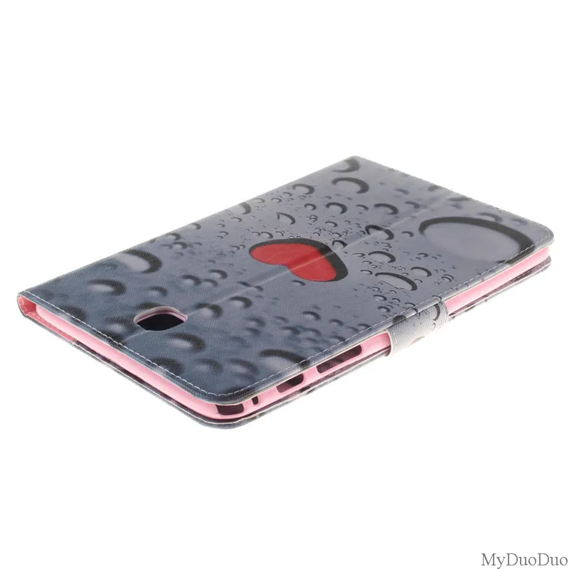 Flower PU Leather Wallet Case For Samsung Galaxy Tab A 8.0 inch T350 T351 T355 P350 SM-T355 Case Girl Boy Stand FlipTablet Cover (15)