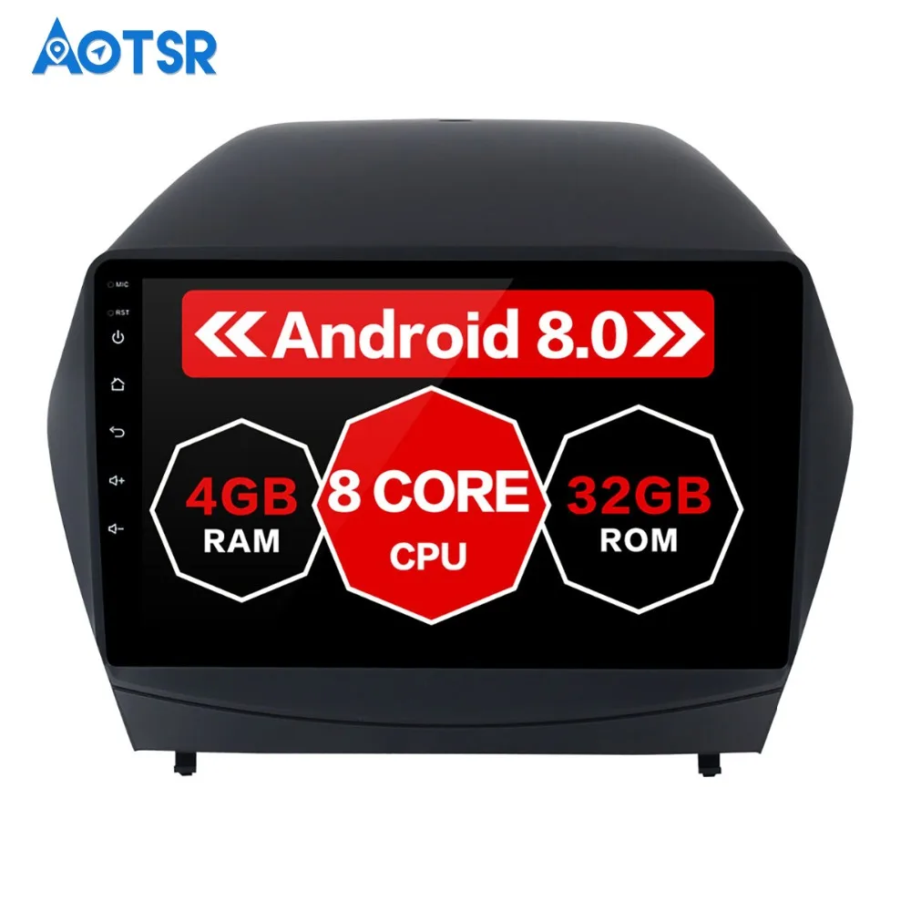 Cheap 9" Android 8.0 Car Radio Player for Hyundai IX35 2009-2015 with Octa Core 4GB+32GB Auto Stereo Multimedia GPS Map Navigation 0