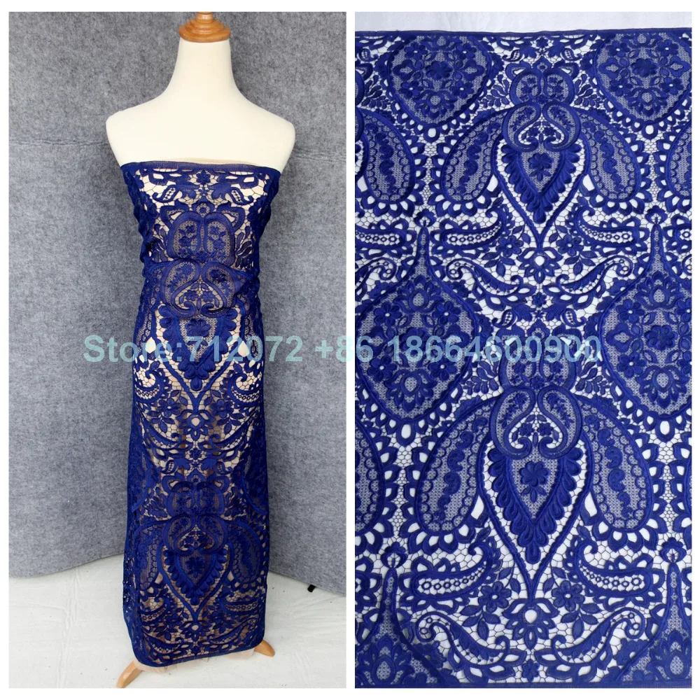 New Hight quality Blue/ black /white/wine hollow embroidered wedding
