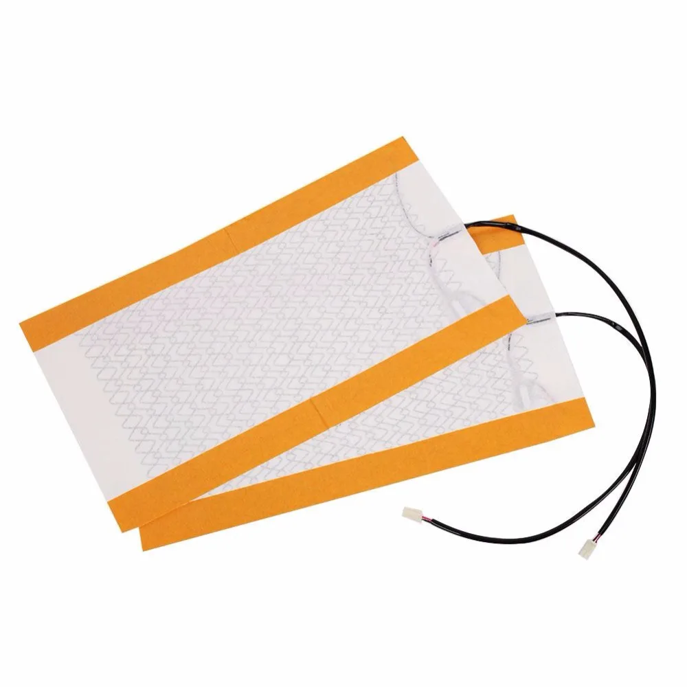 

2 pcs12V car seat insulation mat carbon fiber heating pad winter warm pad set warm car SUV