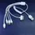 80 см весенний кабель для сотового телефона 1 м 5 в 1 универсальные usb кабели для телефонов мульти линия зарядного устройства для psp MP4 MP3 iPhone samsung - изображение