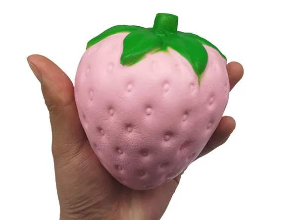 Big Jumbo Juicy Squishy Strawberry Fake Artificial Food Fruit Memory Foam Venting toys - 29
