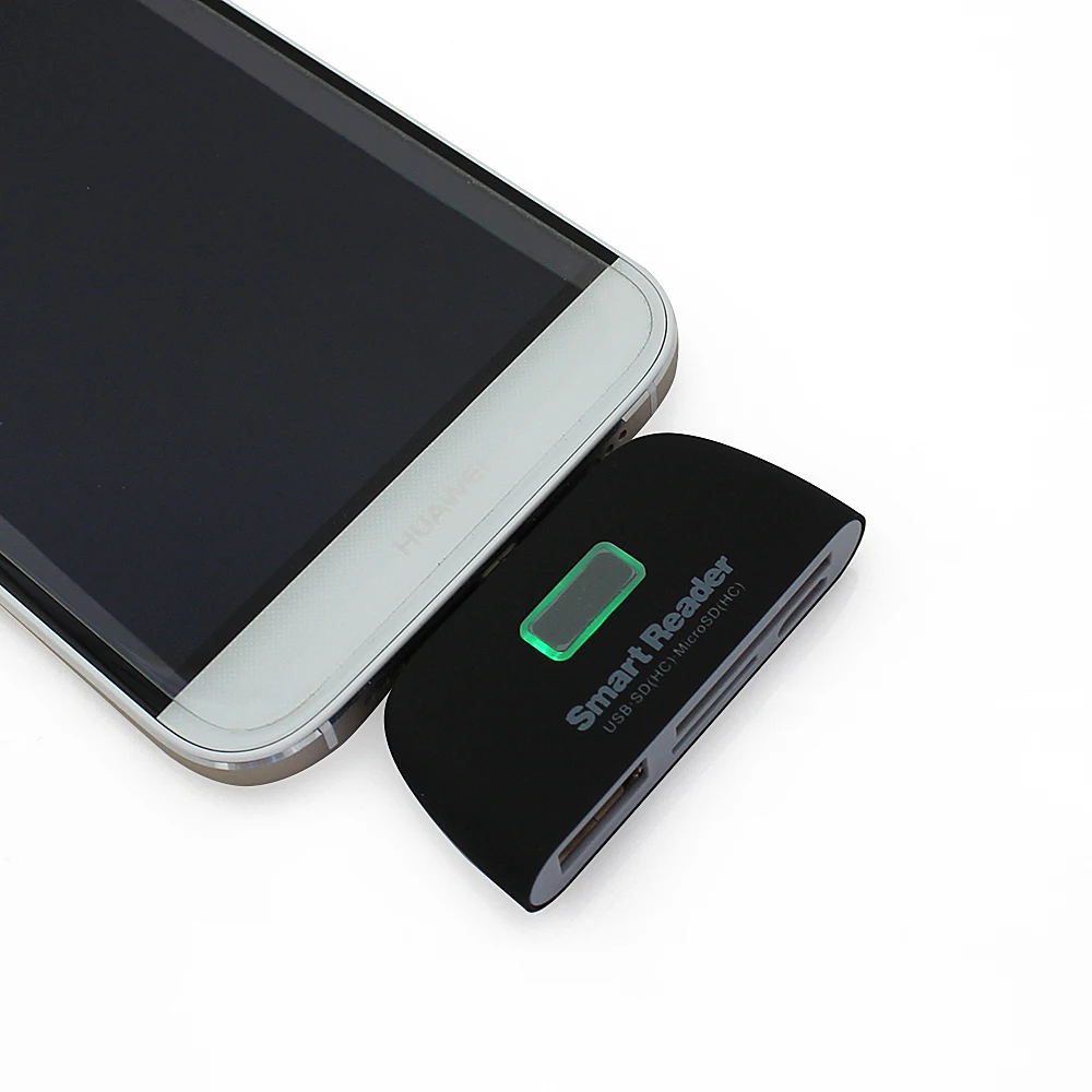 4 in 1 OTG to USB 2.0 Smart Card Reader
