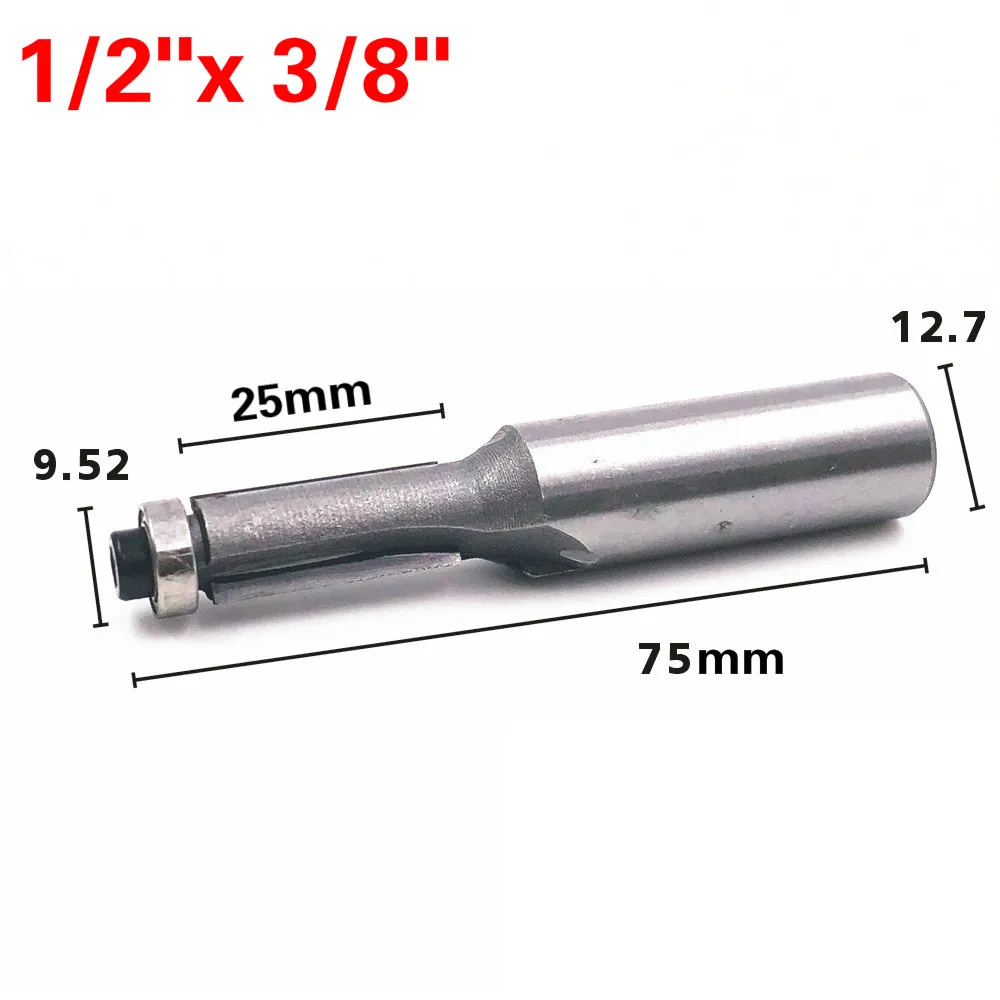 1 шт. фреза 1/4 "1/2" фреза Обрезка Ножи сплава резак деревообрабатывающий фрезерный станок Пазовая фреза резак