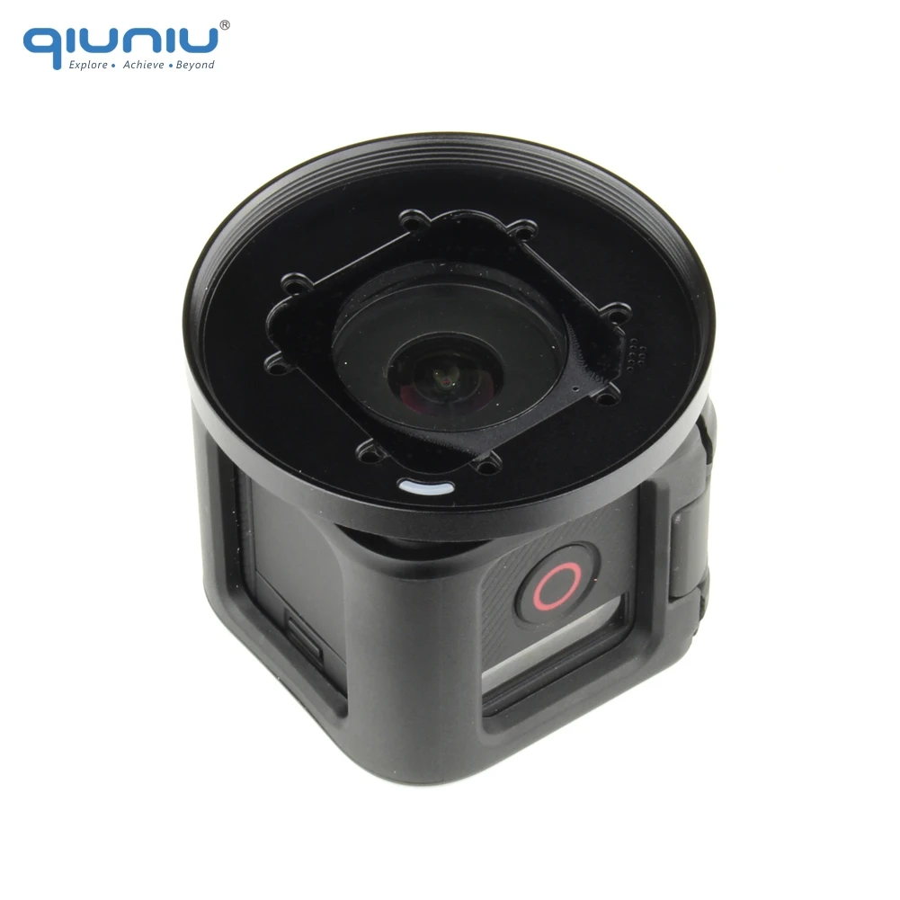 QIUNIU для GoPro Hero 4 Session аксессуар 52 мм алюминиевый кольцевой адаптер фильтра с