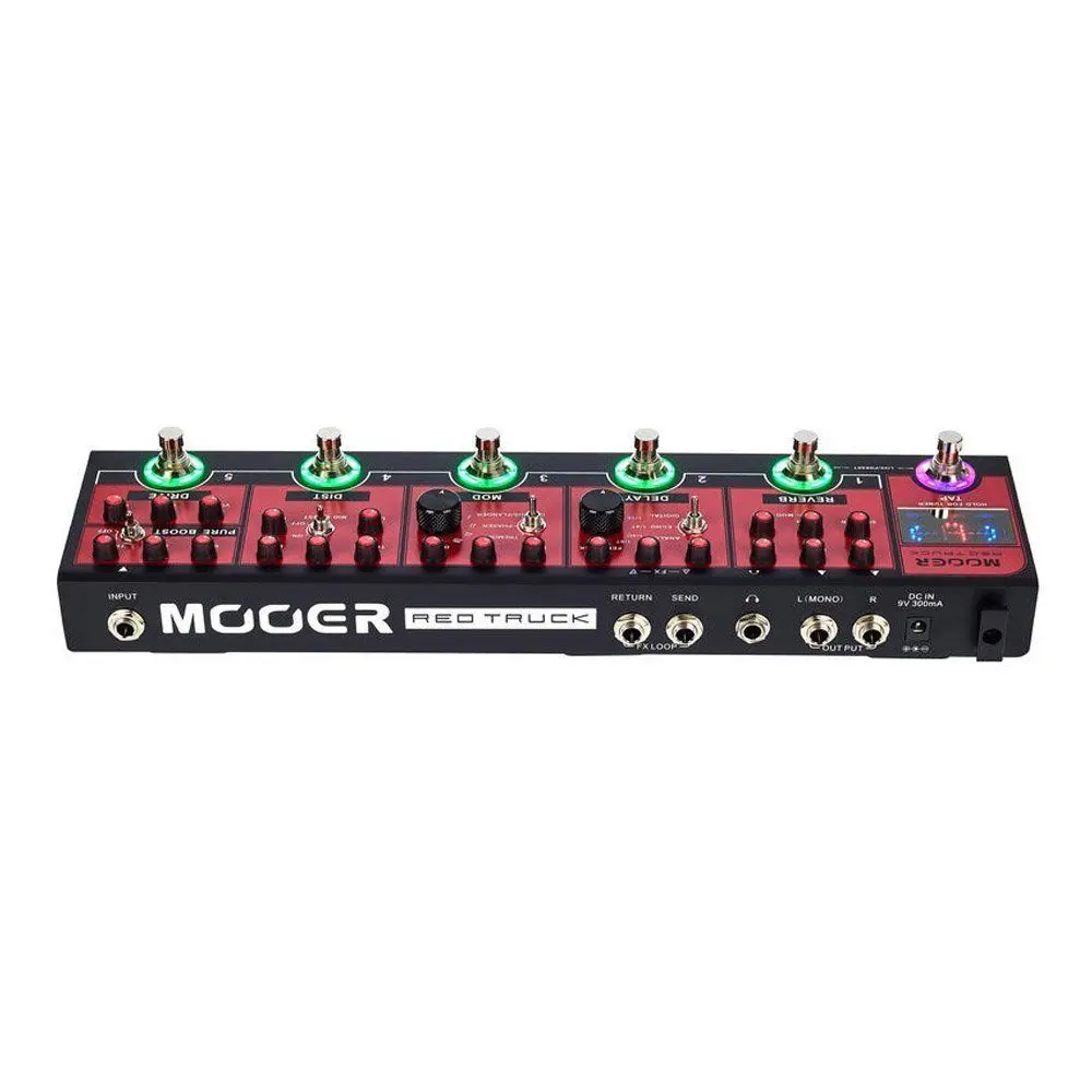 MOOER CPT1 красный грузовик комбинированная Педаль Эффекта овердрайв с точностью