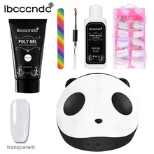 Сушилка для ногтей лампа Сенсор поли гель набор наращивание ногтей гель Лаки лак для ногтей полигель Быстрый Лак для ногтей гель продлевающий половой акт множество решений 36 W УФ-светодиодный