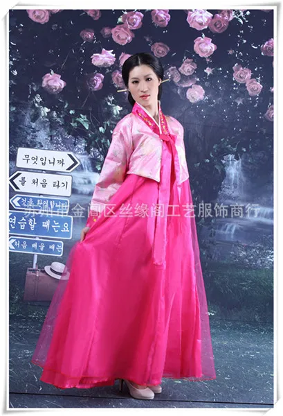 Новые корейские вечерние платья ханбок, традиционная одежда Азии, женские платья, одежда, вечерние платья, костюм певицы, косплей - Цвет: 4