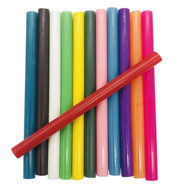 50 Pcs Color Glue Sticks For Small Electric Glue Gun Craft Album Repair Diy  Mix Color Vintage Sealing Wax Colored Glue Stick - Hot Melt Glue Sticks -  AliExpress