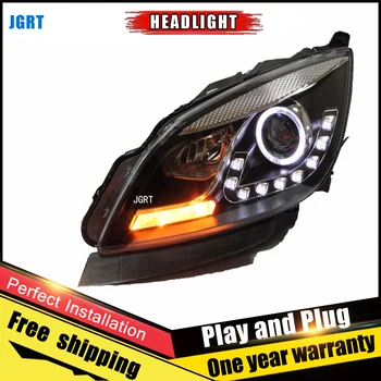 

2PCS Car Style LED headlights for Buick EXCELLE-GT 2010-2013 for head lamp LED Lens Double Beam H7 HID Xenon bi xenon lens