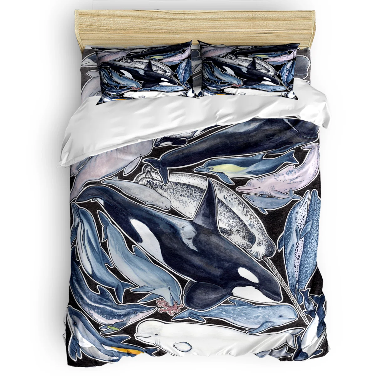 narwhal bedding set