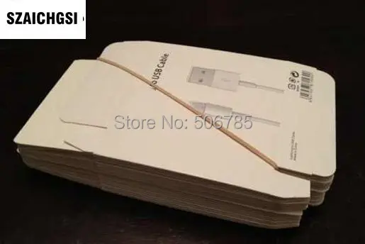 SZAICHGSI оптовая продажа 500 шт./лот Розничная упаковка для 8 контактного USB кабеля