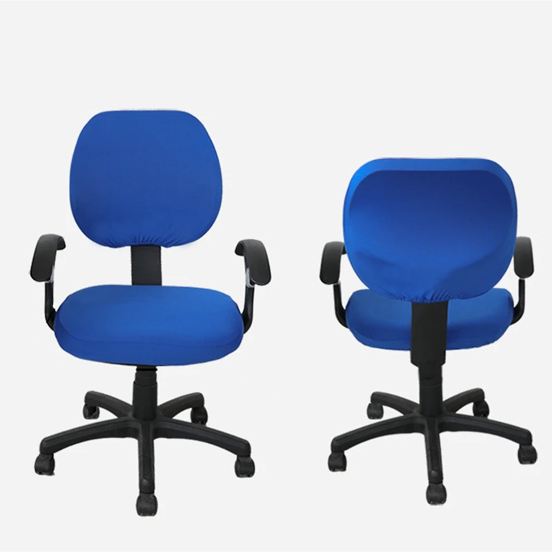 

Spandex Office Computer Chair Split Back Seat Arm Cover Arm Chair Seat Cover Slipcover Elastic Stretch Rotating Lift Chair Cover