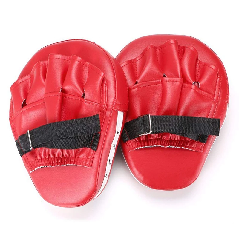 Boxer Target MMA Boxing Mitt Focus Punch Pad Training Glove Karate Muay Thai Kick Fitness Body Building Sanda Straight Baffle (2)
