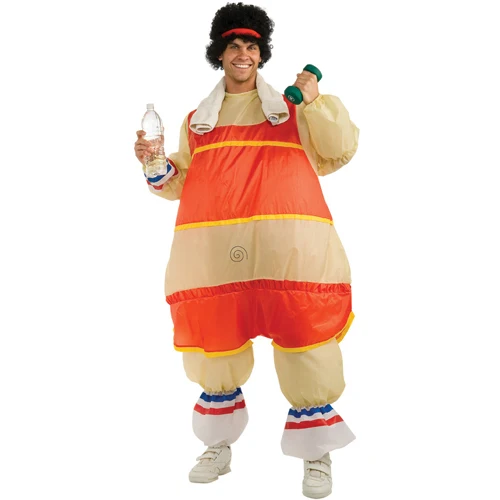 Inflatable Sportsman Costume Halloween Carnival Party Full Body Suit