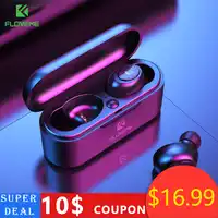 FLOVEME TWS 5.0 Bluetooth Earphone Mini wireless headphones 3D Stereo Sound Earbuds Noise Cancelling Gaming Headset Charging Box