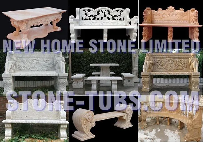 natural-stone-garden-benches