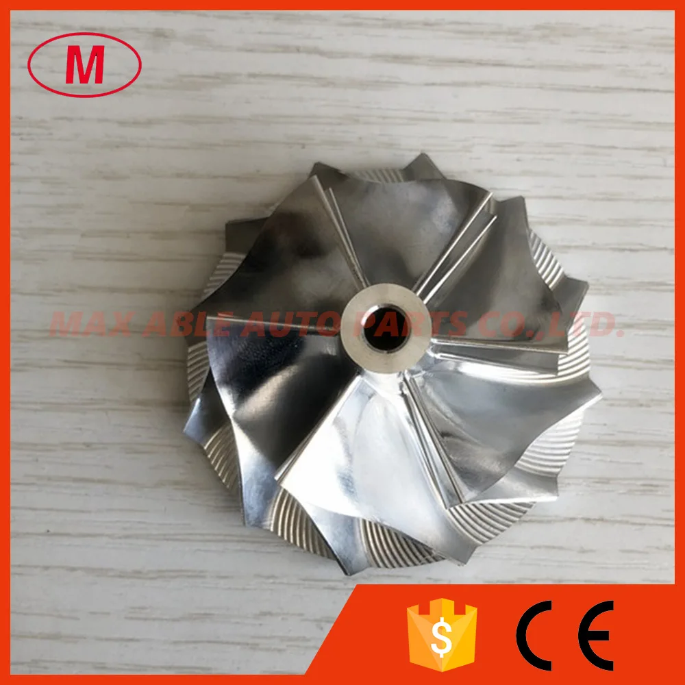 TD04HL 16T 49189 00016 43 43/56 02 мм 6 + лопасти турбо заготовка/Фрезерное компрессорное колесо