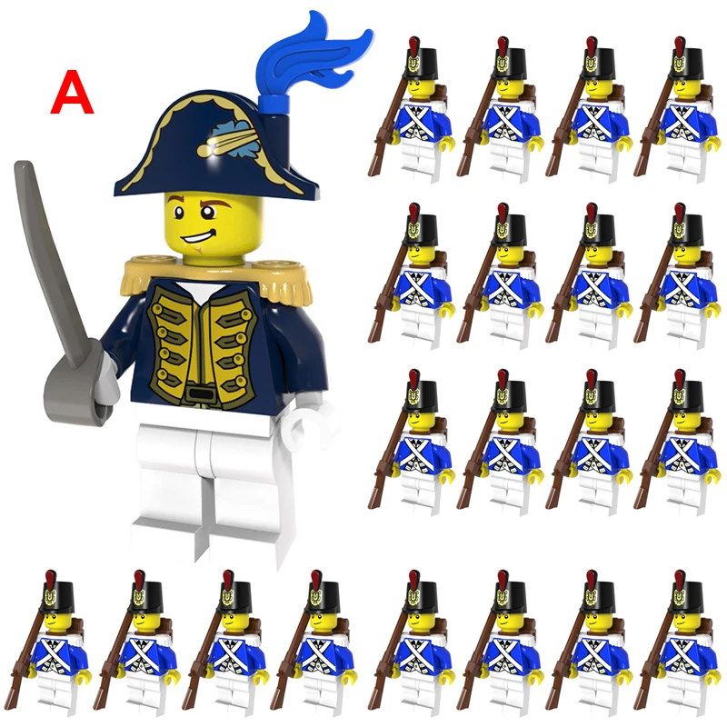 21Pcs/Set American Revolutionary War Marine Corps Mini Figure Building Block Toys YJS Dropship 21Pcs/Set American Revolutionary War Marine Corps Mini Figure Building Block Toys YJS Dropship