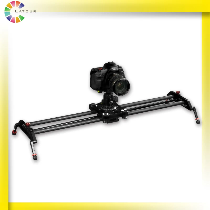 Latour 120 cm Professional carbon fiber parallax slider for DSLR camera, video recorder, studio shooting, commercial shooting