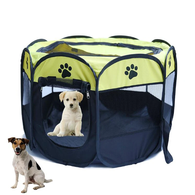 

High Quality Summer Cat Delivery Room Waterproof Pet Playpen Exercise Pen Cat Kennels Portable Folding Large Space Tent Dog Bed