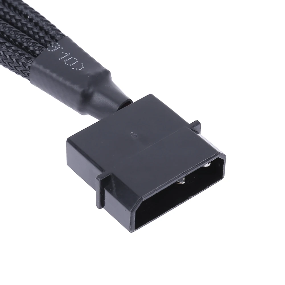Fan Cable Splitter Power Cable 12V 27cm 4pin IDE Molex To 4-Port 3Pin/4Pin Cooler Cooling Fan Splitter Power For Computer