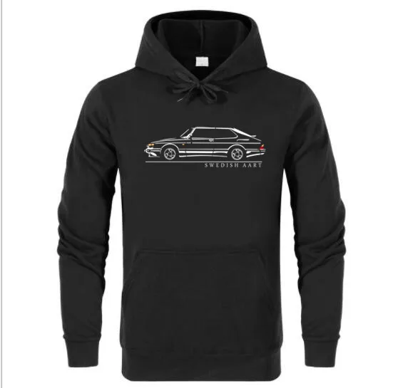 

NEW Classic men hoodies for saab 900 turbo fans swedish aart hoodie xS-4XL mghg