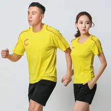 Быстросохнущая одежда для волейбола с коротким рукавом, теннисная форма, костюм для мужчин и женщин, дышащие тренировочные костюмы для бадминтона, спортивная одежда