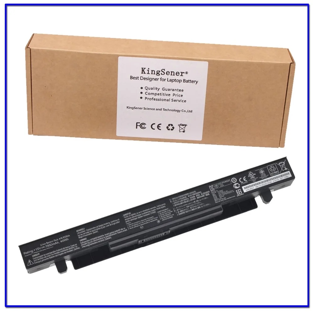 15V 2950mAh Korea Cell Original A41-X550A Laptop Battery for ASUS A41-X550 X450 X550 X550C X550B X550V X550D X450C X550CA 4CELL
