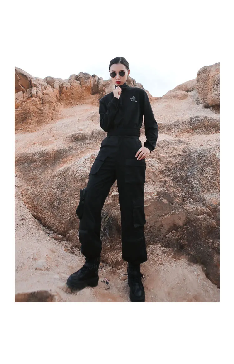 XITAO Tide/Черная Толстовка с принтом, женская одежда 2019, тонкая, универсальная толстовка с длинными рукавами, WLD2368