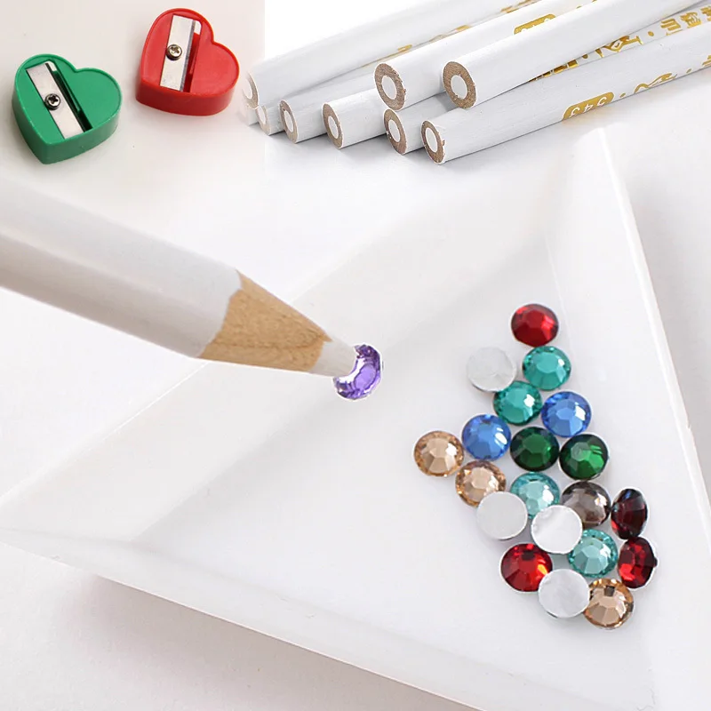 

1pcs/lot DIY Nail Art Pencil Pen Dotting Pick Up Rhinestones Crystal Beads Strass Gems Picking Manicure Tools