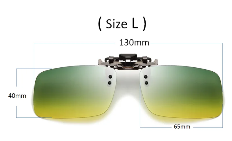 Поляризованные солнцезащитные очки клип на UV400 вождения ночного видения клип на очки Аксессуары Солнцезащитные очки линзы Óculos Gafas De Sol