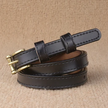 

2018 Fashion Female Vintage Strap Metal Pin Buckle Jeans Designer Leather Belt For Women