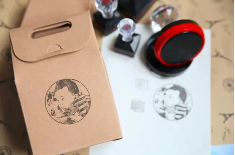 Индивидуальный фотографический штамп с индивидуальным логотипом|stamp custom|ink stamp
